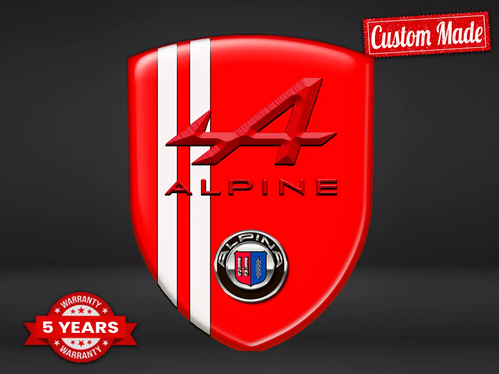 Alpina Vinylsticker Auto Racing Robust Maßgefertigt